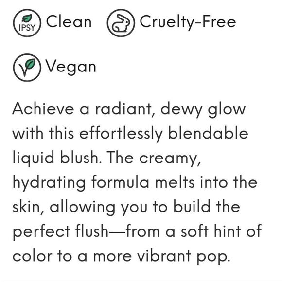 PINK LIPPS COSMETICS Everlasting Liquid Blush in Radiance (neutral pink) NEW - Picture 4 of 8